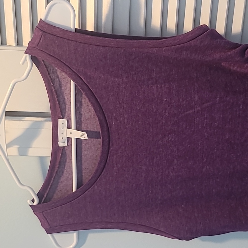 Leith Cotton Jersey Dress Size M - Picture 9 of 12